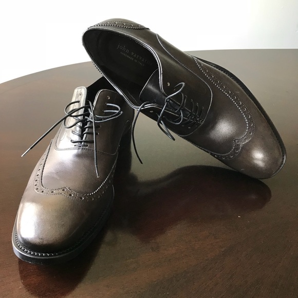 ????Rustic Gray John Varvatos 12M LaceUp Oxford shoes main image 7